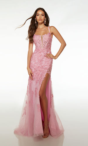 UNK-61540. Long, Plunging Neckline, Mermaid image 0