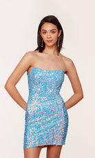 UNK-4769. Short, Off The Shoulder, Straight image 3