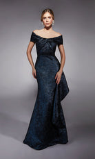 UNK-27774. Long, Off The Shoulder, Fit N Flare image 0