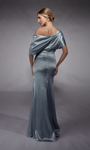 UNK-27721. Long, One Shoulder, Straight, Closed Back image 1