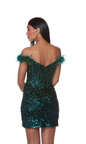UNK-4768. Short, Off The Shoulder, Straight image 6