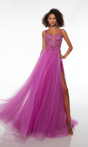 UNK-61513. Long, Plunging Neckline, A-line image 5