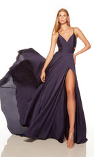 UNK-61460. Long, V Neck, Flowy, Strappy Back image 5