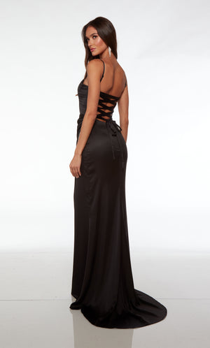 UNK-61485. Long, Plunging Neckline, Straight image 5