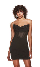 UNK-4819. Short, Off The Shoulder, Straight image 2