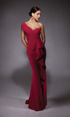 UNK-27646. Long, One Shoulder, Straight, Closed Back image 4