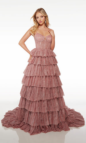 UNK-61526. Long, Scooped Neckline, Ballgown image 0