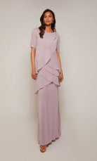 UNK-27593. Long, Scoop Neck, Straight, Closed Back image 6