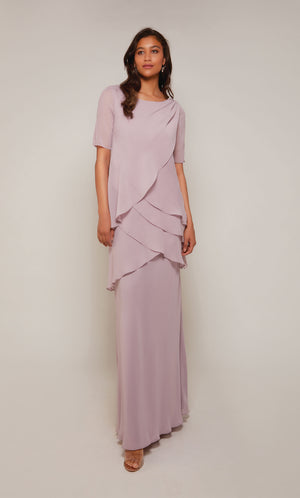 UNK-27593. Long, Scoop Neck, Straight, Closed Back image 6