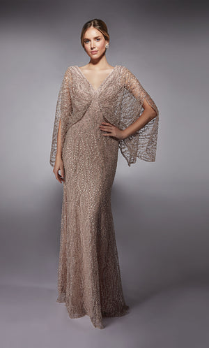 UNK-27724. Long, V-neck, Straight, Closed Back image 0