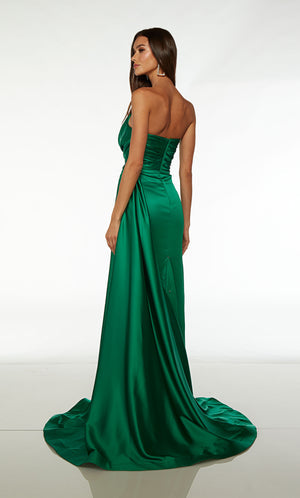 UNK-61571. Long, Off The Shoulder Neckline, Fit N Flare image 3