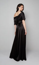 UNK-70019. Long, One Shoulder, Jumpsuit, Closed Back image 5