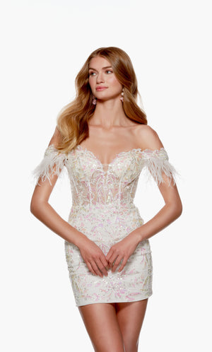 UNK-4662. Short, Off The Shoulder, Straight image 0