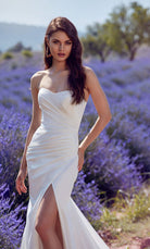 UNK-7057. Long, Sweetheart Neckline, Straight image 1