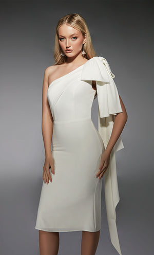 UNK-70053. Short, One Shoulder, Straight, Closed Back image 0