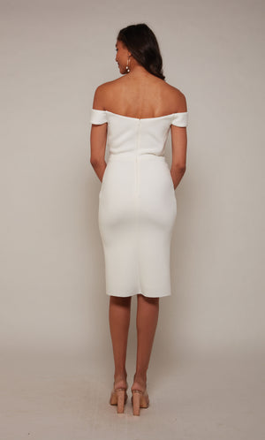UNK-70047. Short, Off The Shoulder, Straight image 1
