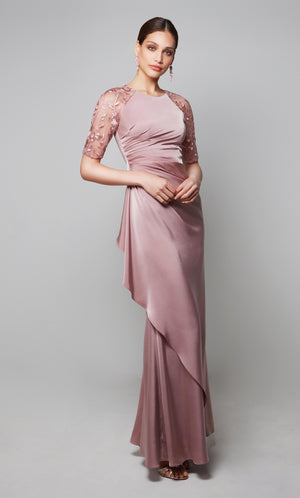 UNK-27601. Long, Scoop Neck, Straight, Closed Back image 2