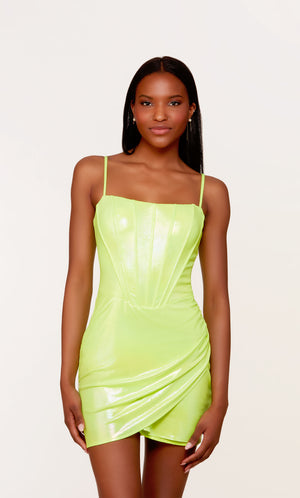 UNK-4701. Short, Square Neckline, Straight image 6