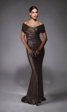 UNK-27666. Long, Off The Shoulder, Straight image 0
