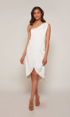 UNK-70038. Short, One Shoulder, Straight, Closed Back image 2
