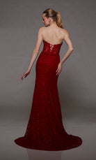 UNK-1804. Long, Sweetheart Neckline, Straight image 6