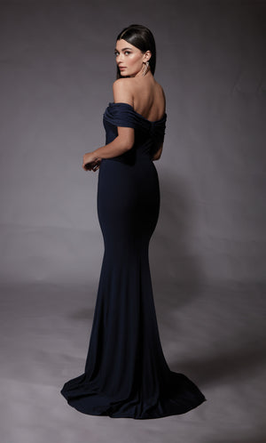 UNK-27680. Long, Off The Shoulder, Straight image 1