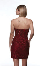 UNK-4826. Short, Sweetheart Neckline, Straight image 7
