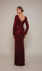 UNK-27688. Long, V-neck, Straight, V Shaped Back image 1