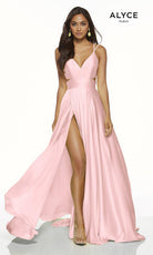 UNK-60453. Long, V-Neck, Flowy, Cutout Back image 12