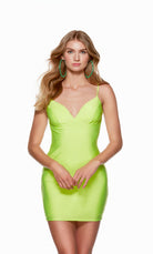 UNK-4695. Short, Sweetheart Neckline, Straight image 0