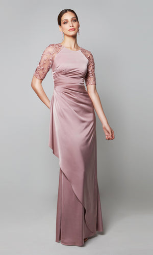 UNK-27601. Long, Scoop Neck, Straight, Closed Back image 3