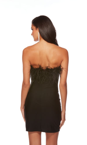 UNK-4524. Short, Strapless, Straight, Closed Back image 10