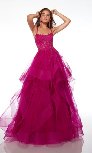 UNK-61094. Corset Dress, Sweetheart Neckline, Ballgown image 11