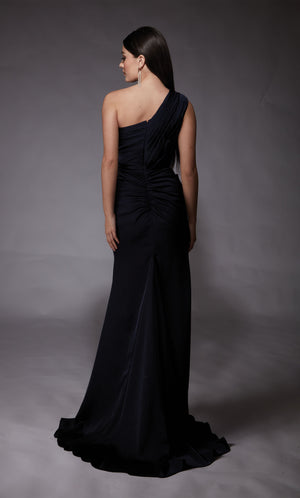 UNK-27697. Long, One Shoulder, Straight, Closed Back image 1