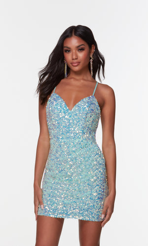 UNK-4543. Short, Sweetheart Neckline, Straight image 2