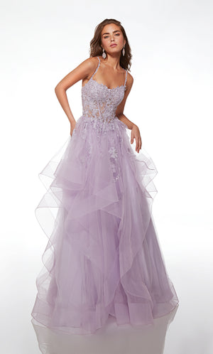 UNK-61094. Corset Dress, Sweetheart Neckline, Ballgown image 1