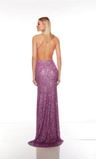 UNK-88002. Long, V Neckline, Straight, Open Back image 6