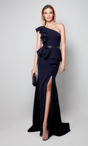 UNK-27577. Long, Off The Shoulder, Fit N Flare image 1
