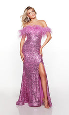 UNK-61368. Long, Off The Shoulder, Fit N Flare image 0