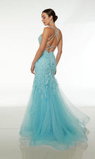 UNK-61640. Long, Plunging Neckline, Mermaid image 1