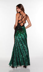 UNK-61365. Long, Square Neckline, Straight, Cutout Back image 1