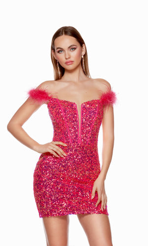 UNK-4768. Short, Off The Shoulder, Straight image 0