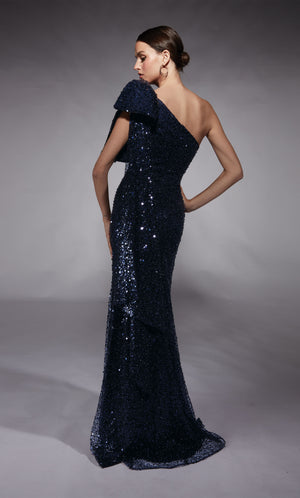 UNK-27771. Long, One Shoulder, Straight, Closed Back image 1
