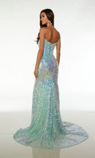 UNK-61502. Long, Off The Shoulder Neckline, Fit And Flare image 5