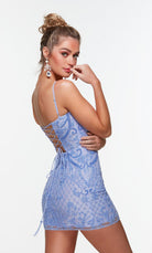 UNK-4509. Short, Square Neckline, Straight image 7
