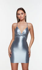 UNK-4530. Short, Sweetheart Neckline, Straight image 6