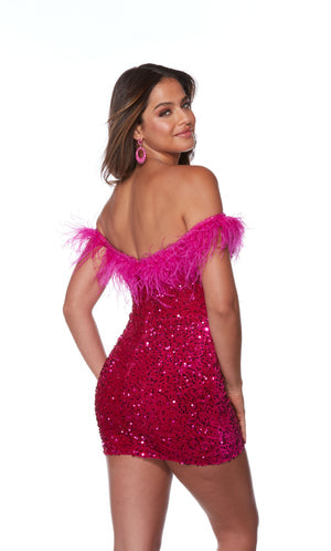 UNK-4606. Short, Off The Shoulder, Straight image 10