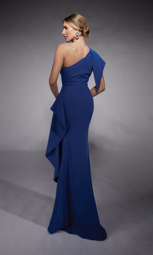 UNK-27738. Long, One Shoulder, Straight, Closed Back image 1