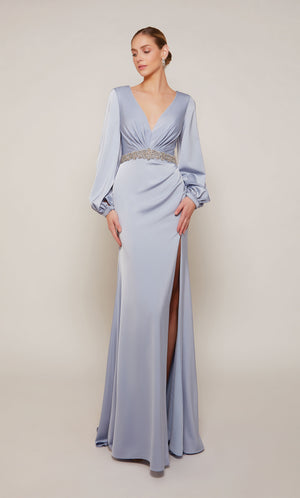 UNK-27696. Long, V-neck, Straight, V Shaped Back image 2