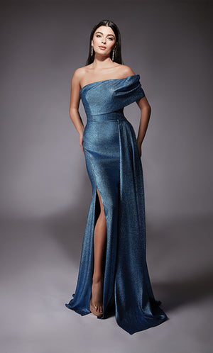 UNK-27663. Long, Off The Shoulder, Straight image 0